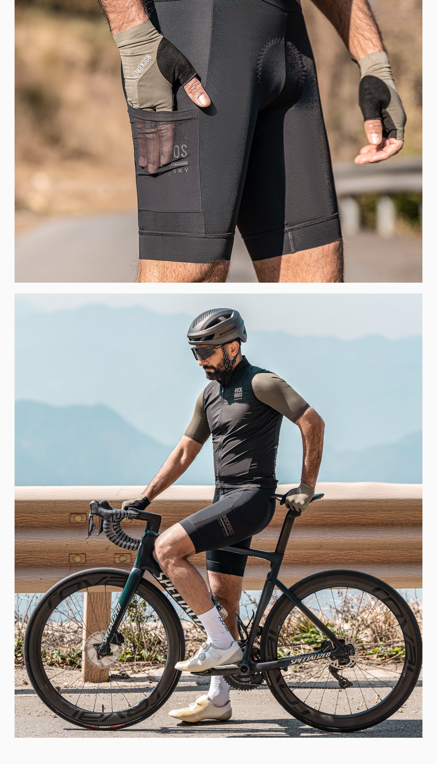 【ROAD TO SKY】by ROCKBROS Men's Cycling Shorts - ROCKBROSUSA