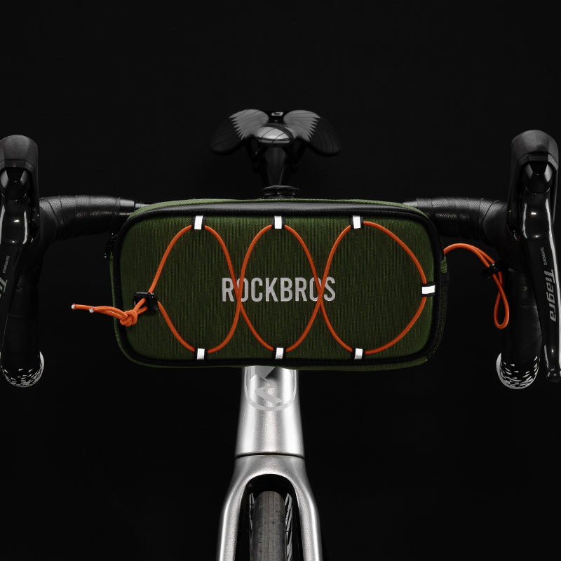 【ROAD TO SKY】 ROCKBROS Deluxe Large Handlebar Bag Cycling Front Frame Bag in Various Colours - ROCKBROSUSA