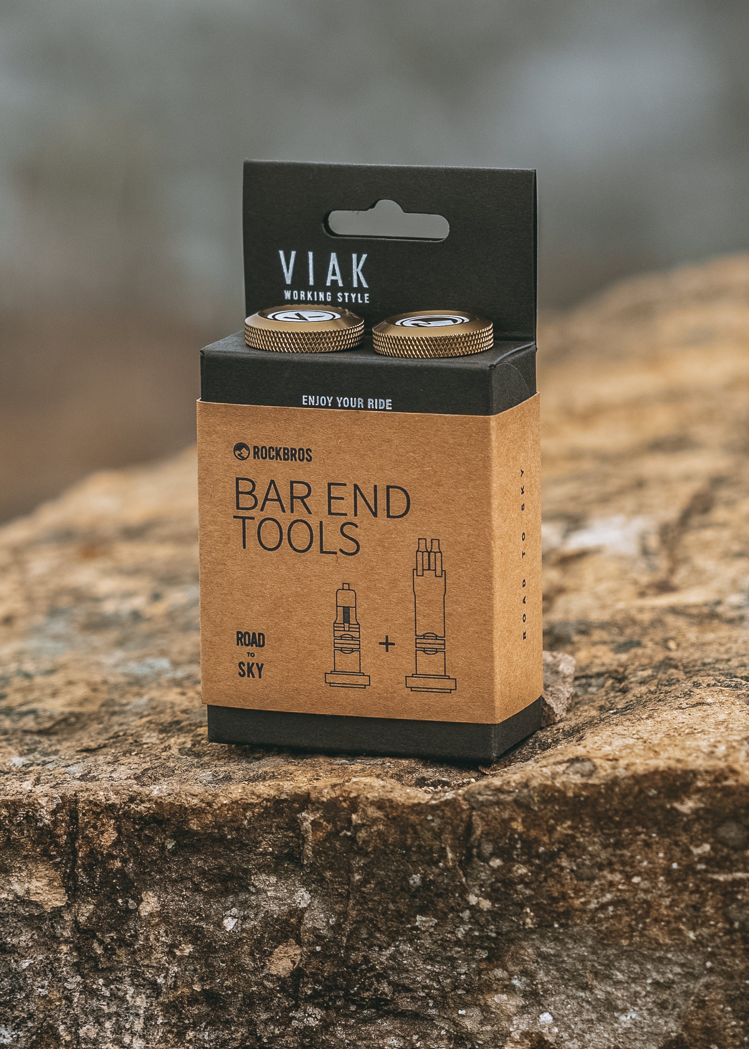 【ROAD TO SKY&VIVK】by ROCKBROS and VIVK Compact Multi-Use Bike Tool Set - Fits in Handlebars - ROCKBROSUSA