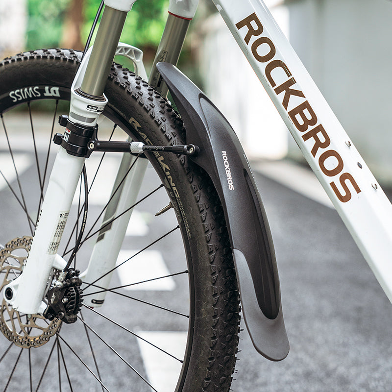 ROCKBROS Mountain Bike Front&Rear Fenders 26-29 inch MTB Mudguard Adjustable Quick Release - ROCKBROSUSA