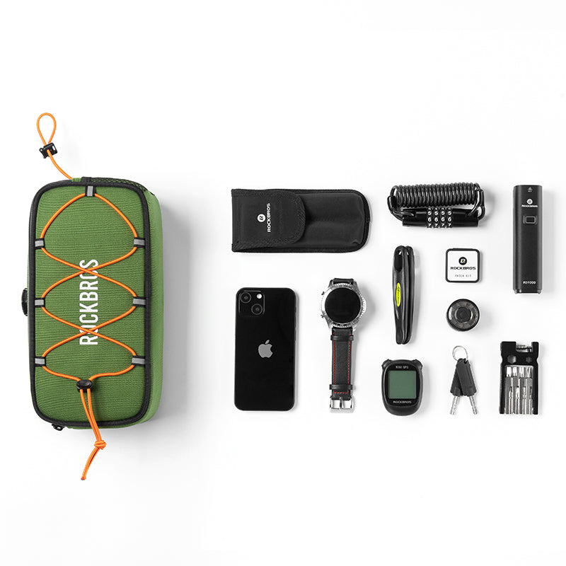 【ROAD TO SKY】 ROCKBROS Deluxe Large Handlebar Bag Cycling Front Frame Bag in Various Colours - ROCKBROSUSA