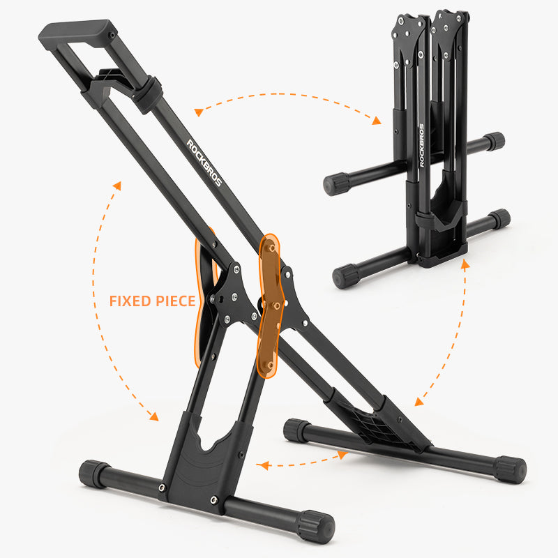 ROCKBROS Carbon Steel Folding Bike Stand - ROCKBROSUSA