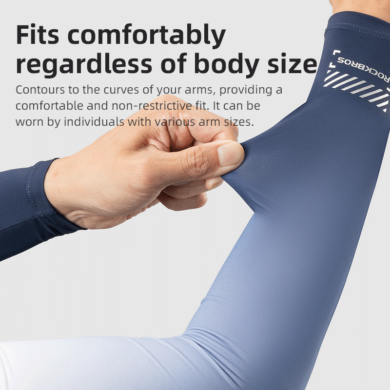 ROCKBROS Sun Protection Arm Sleeves Cooling Running - ROCKBROSUSA