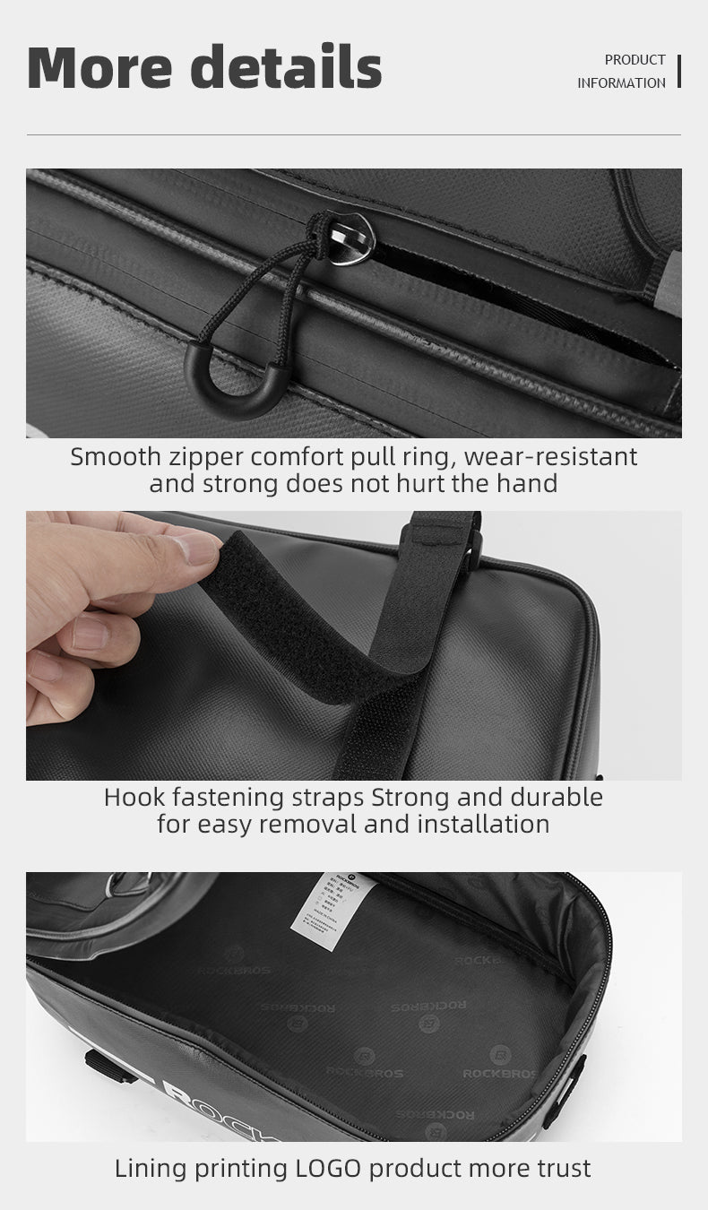 ROCKBROS Deluxe Bicycle Rear Rack Bag - ROCKBROSUSA