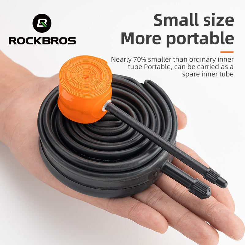 ROCKBROS Bike Inner Tube Road Bicycle Tubes Presta Valve Compatible with 700 x 18/23/25/28/30/32Tire - ROCKBROSUSA
