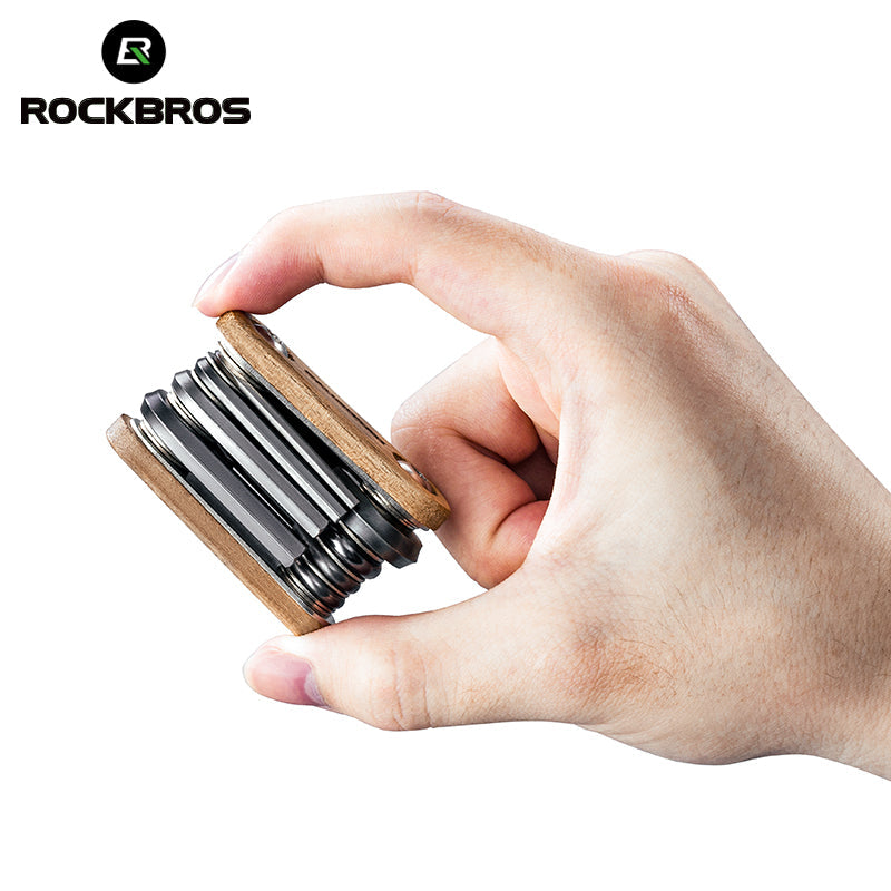 ROCKBROS 8-in-1 Multifunctional Portable Wooden Tool - ROCKBROSUSA