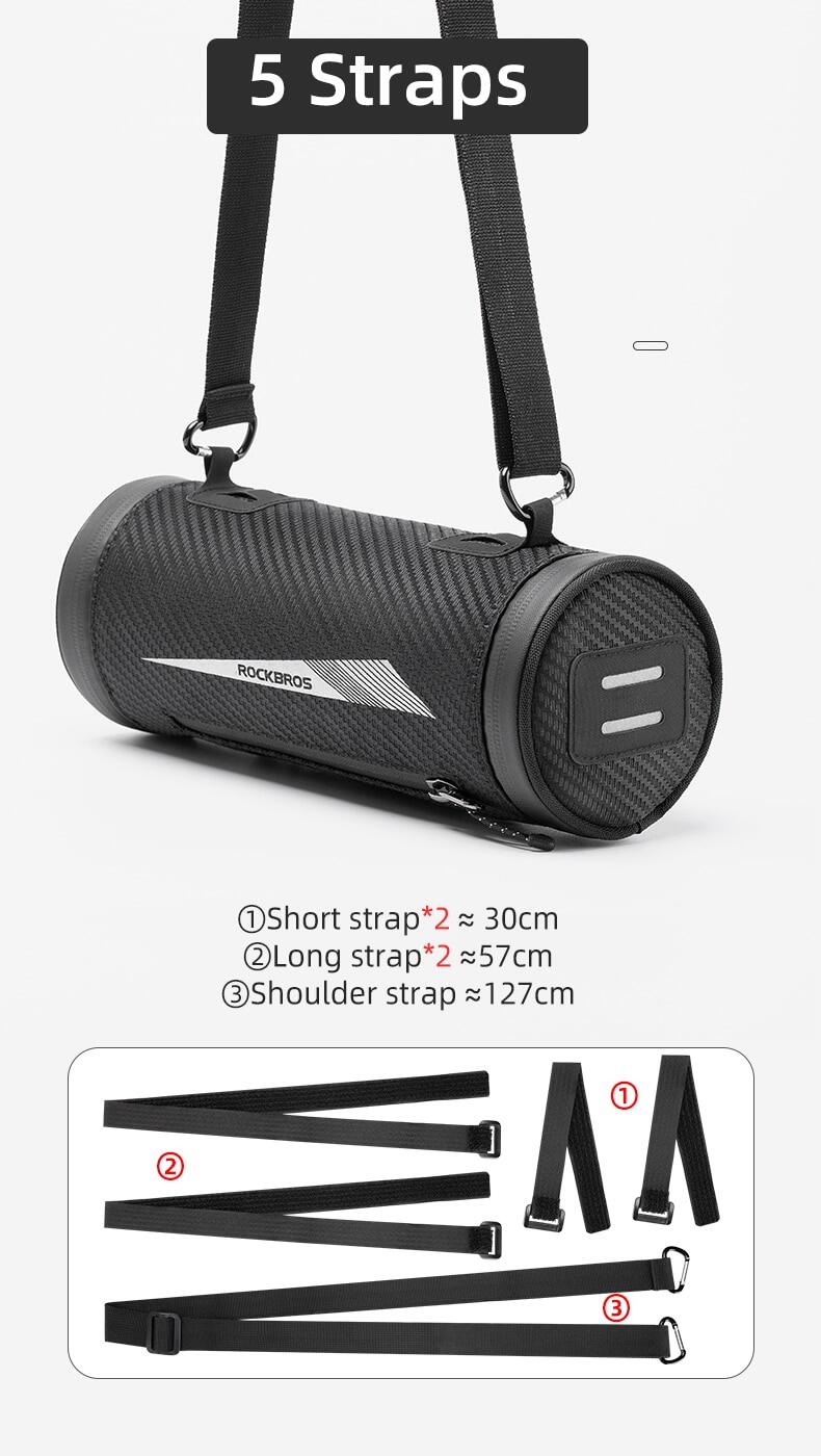 ROCKBROS 2L Waterproof Handlebar Bag - Multi-Purpose, Easy Clean - ROCKBROSUSA