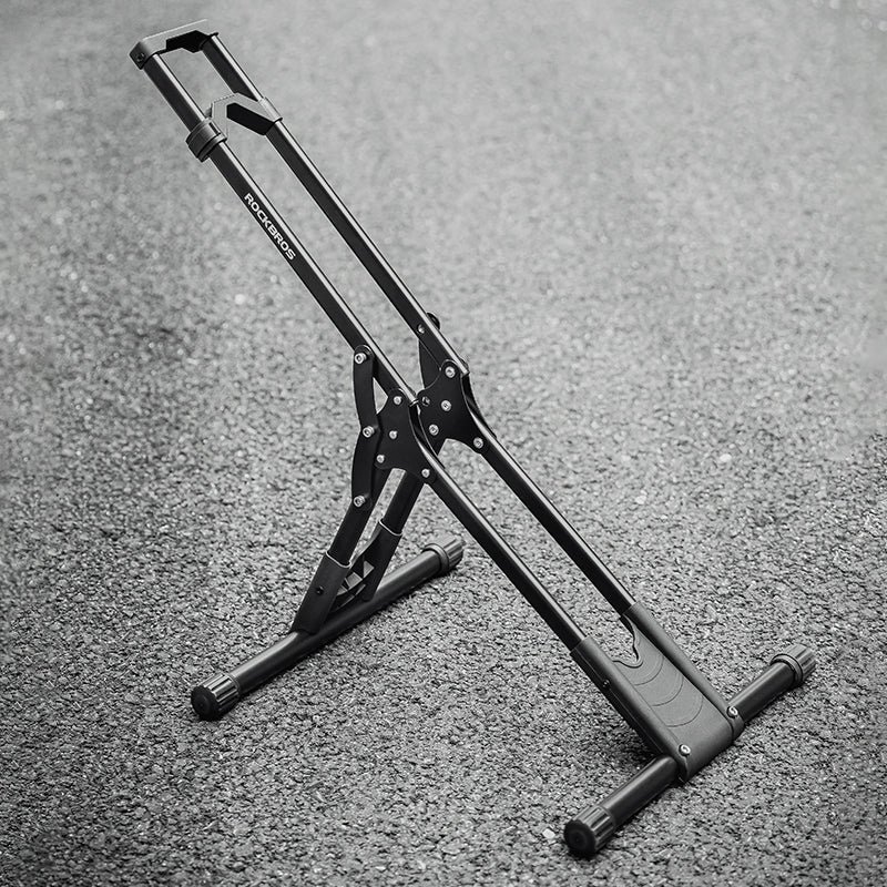 ROCKBROS Carbon Steel Folding Bike Stand - ROCKBROSUSA