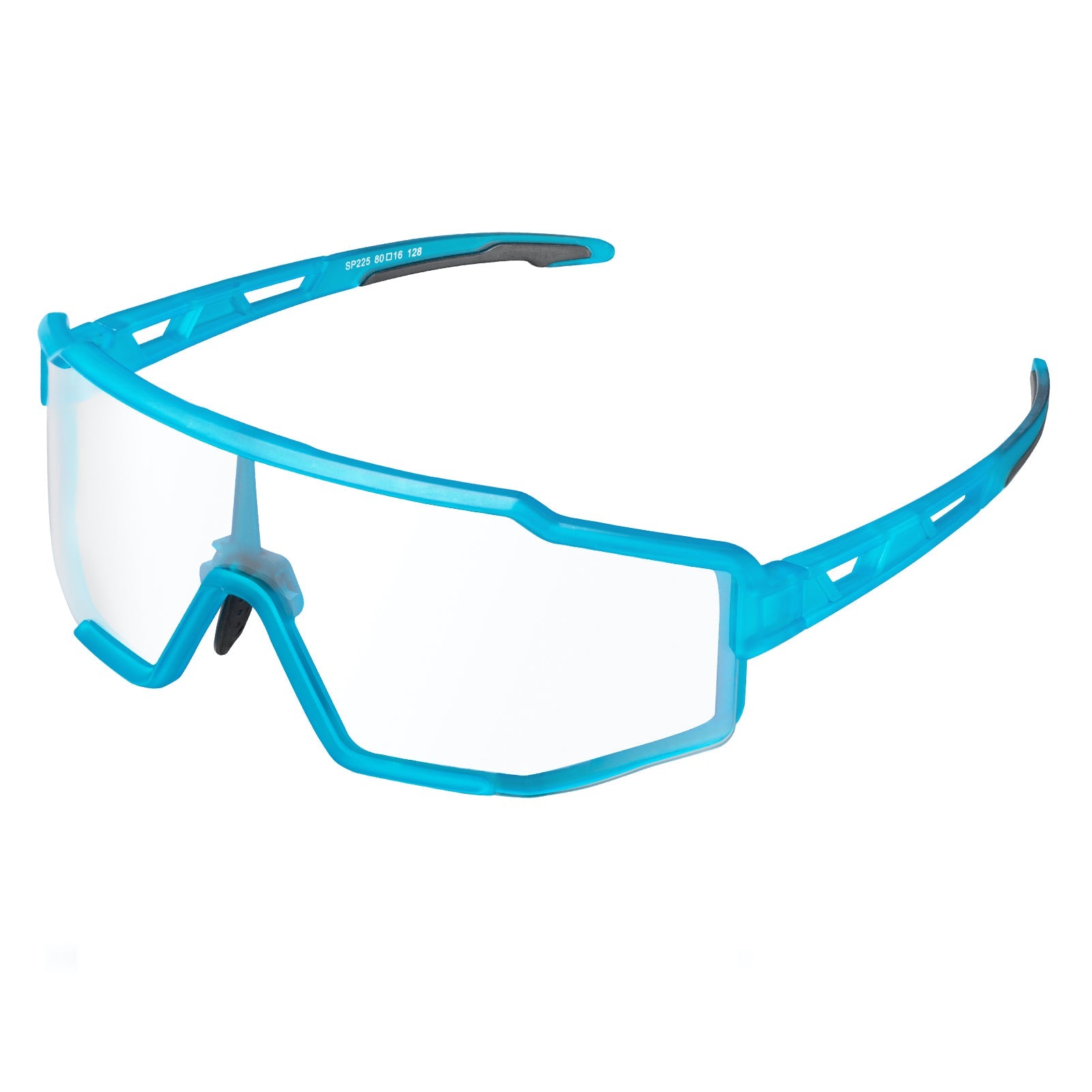 ROCKBROS Blue Full Frame Photochromic Cycling Sunglasses Blue