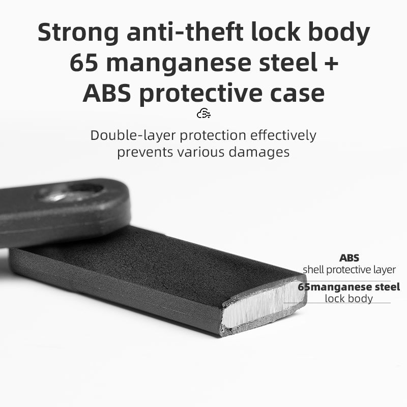 ROCKBROS Smart Bluetooth Fingerprint Folding Bike Lock - Waterproof, Anti-Theft - ROCKBROSUSA