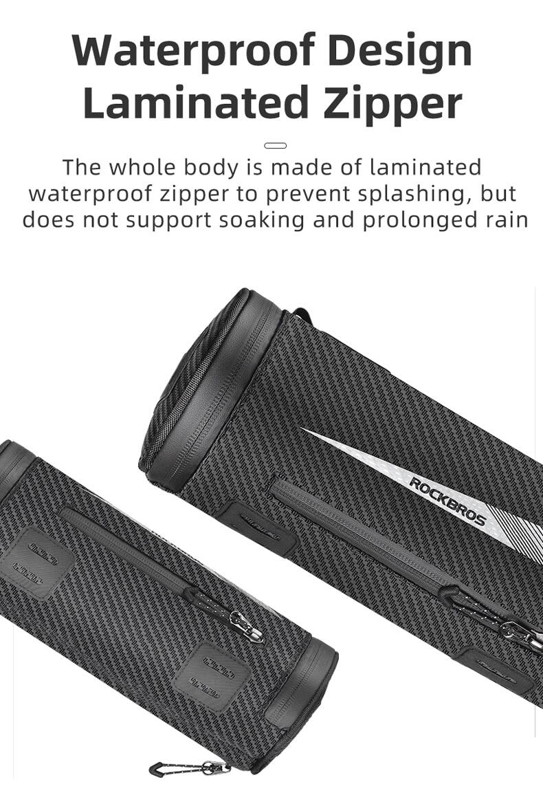 ROCKBROS 2L Waterproof Handlebar Bag - Multi-Purpose, Easy Clean - ROCKBROSUSA