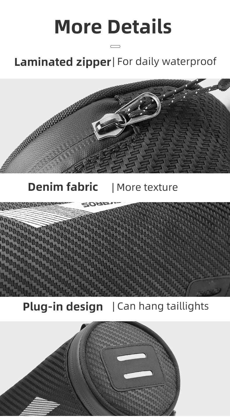 ROCKBROS 2L Waterproof Handlebar Bag - Multi-Purpose, Easy Clean - ROCKBROSUSA