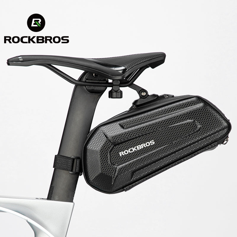 ROCKBROS Bike Saddle Bag Under Seat 3D Hard Shell Quick Release 1.7L - ROCKBROSUSA
