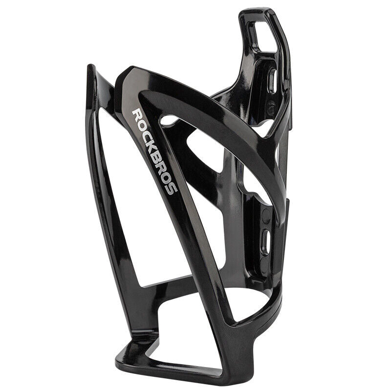 giant bicycle water bottle holder ROCKBROS MTB Bike Bottle Cage Cycling Bicycle Water Bottle Holder Gradient PC, Black