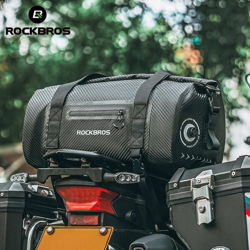 ROCKBROS Motorcycle Rear Tail Bag Saddle Bag Luggage Storage Pannier Waterproof - ROCKBROSUSA