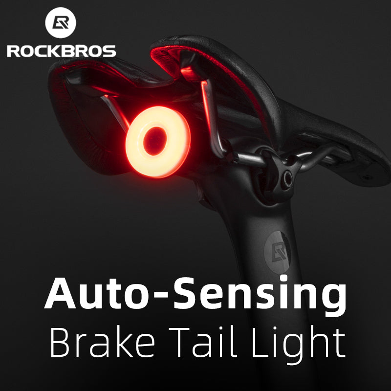 ROCKBROS 1000 Lumen Front Bike Light + Smart Brake & Tail Light BL-S1 - ROCKBROSUSA
