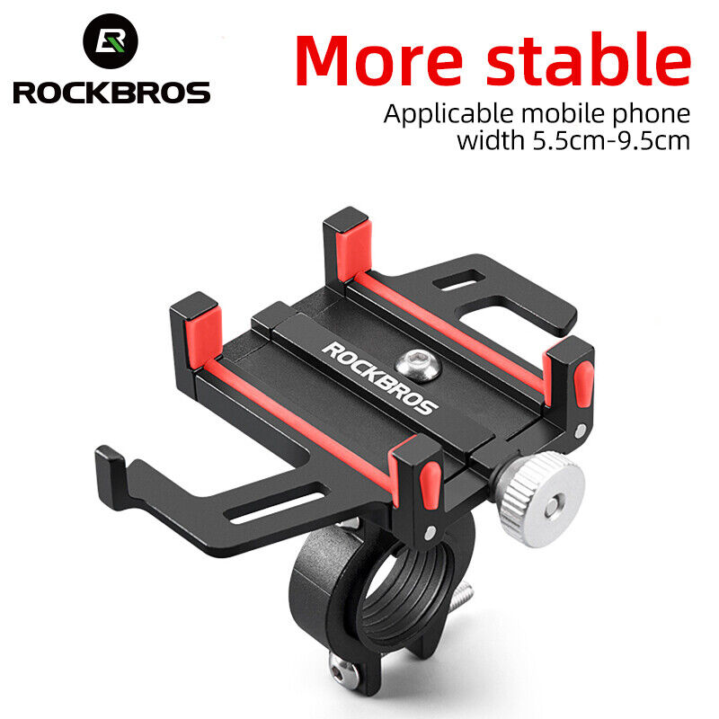 ROCKBROS Bike Mobile Phone Holder CNC Aluminum Bracket Five Claws Phone Holder - ROCKBROSUSA