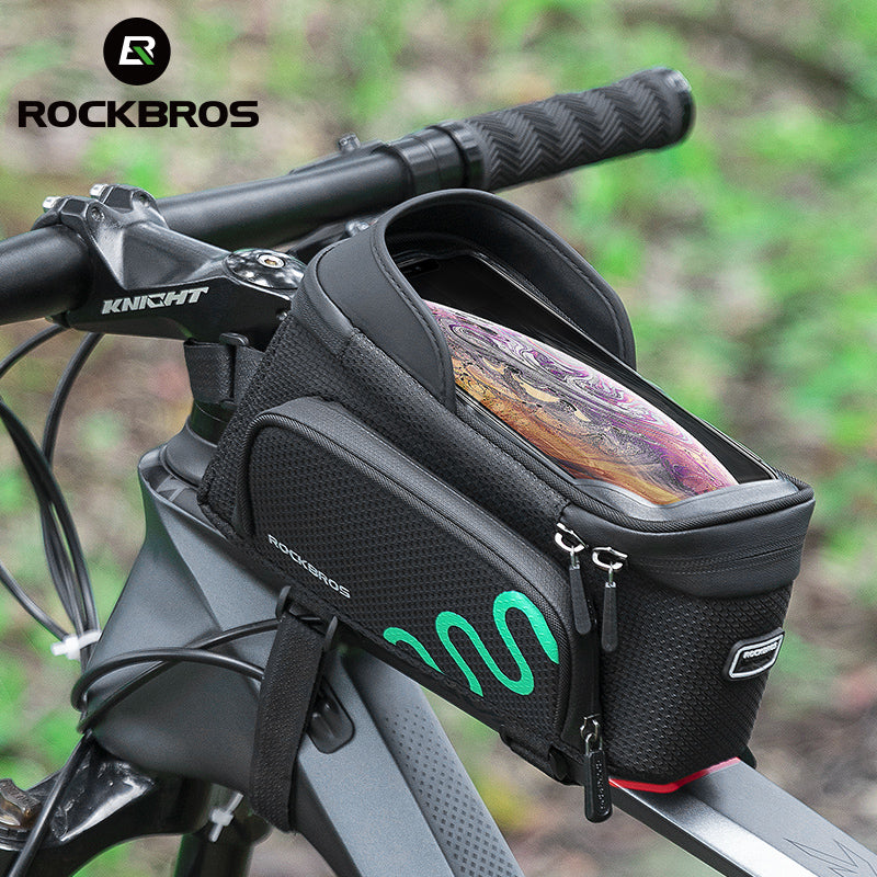 ROCKBROS Bike Frame Bag with Side Bags Bike Top Tube Bag