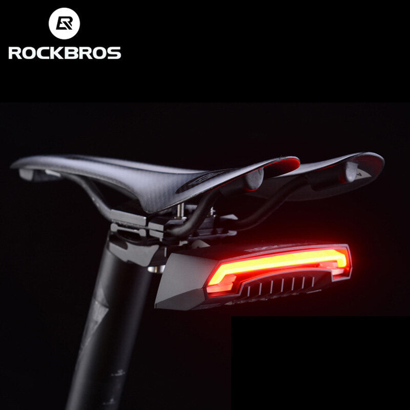 ROCKBROS 1000 Lumen Front Bike Light & Rear Light with Remote Control
