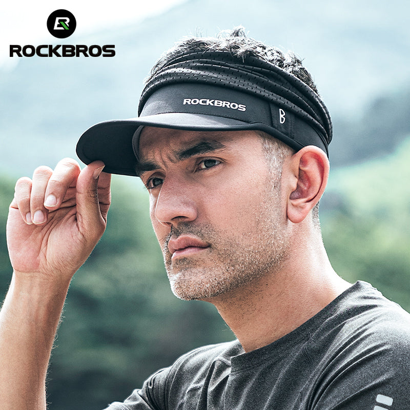 ROCKBROS Outdoor Cycling Hats Ice Silk Sunshade Cap Spring Summer Cap Breathable - ROCKBROSUSA