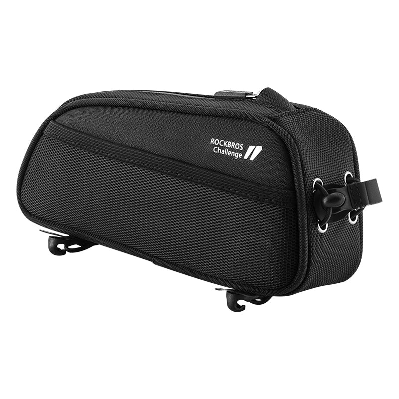 ROCKBROS Bicycle Top Tube Bag 1.3L Mountain Road Bike Frame Bag Reflective - ROCKBROSUSA