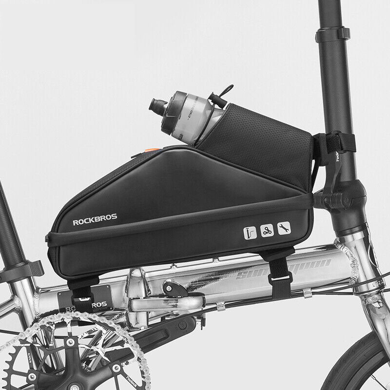 ROCKBROS Cycling Bike Front Tube Bag Waterbottle Bag Waterproof Big Capacity - ROCKBROSUSA