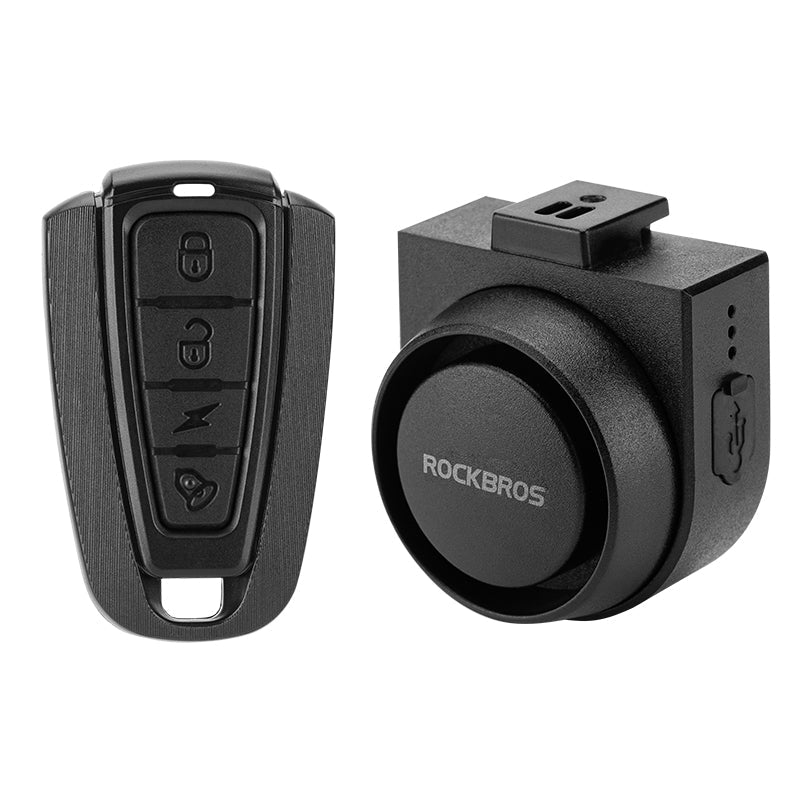 ROCKBROS Bike Alarm with Remote 115dB Wireless Anti-Theft Vibration Motorcycle Bicycle Alarm - ROCKBROSUSA