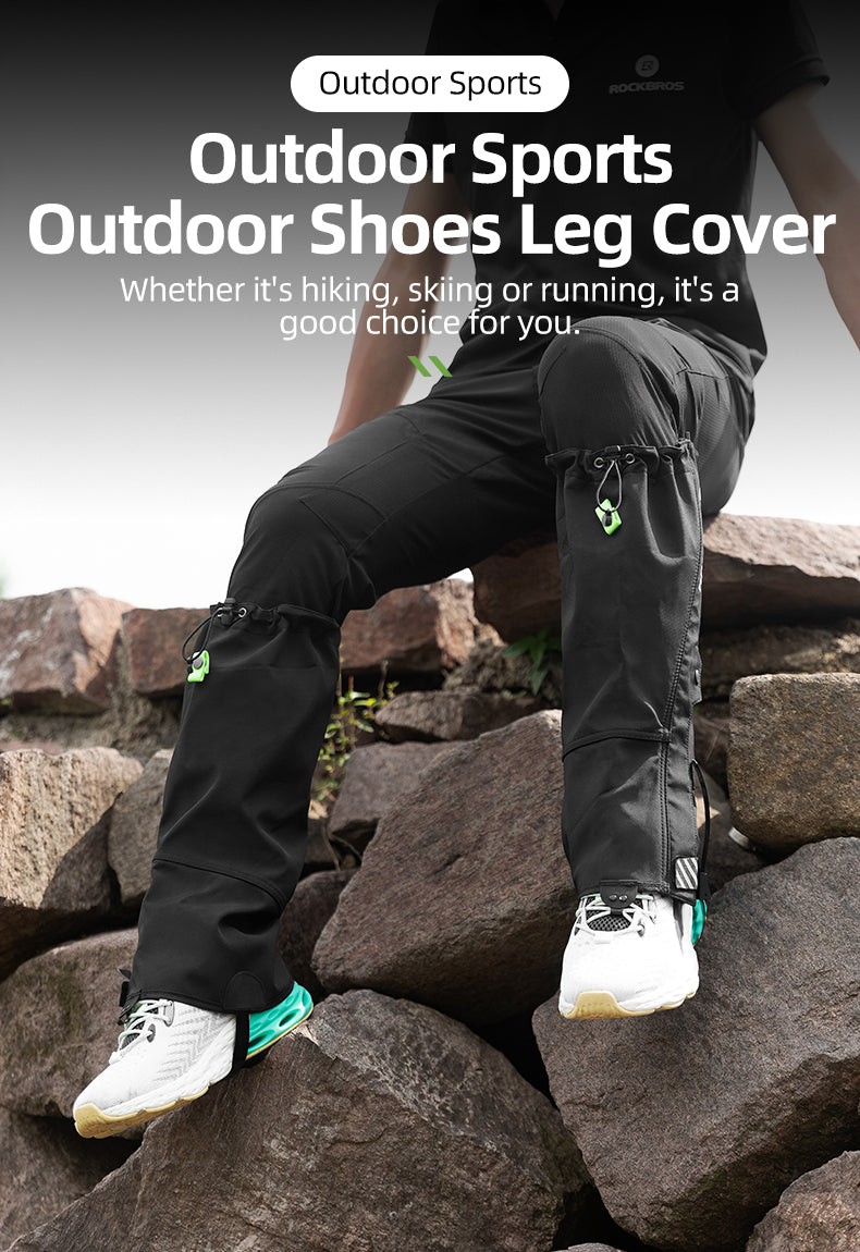 ROCKBROS Leg Warmer Breathable Reflective Outdoor Cycling Sports Boot Cover - ROCKBROSUSA