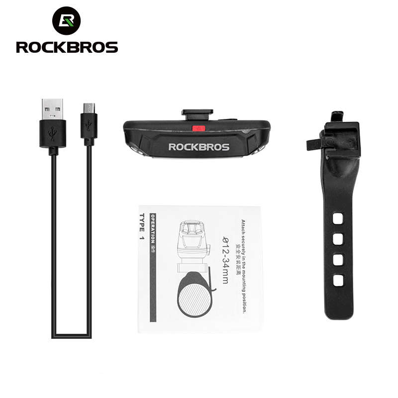 ROCKBROS Rotatable Bike Tail Light A54BK