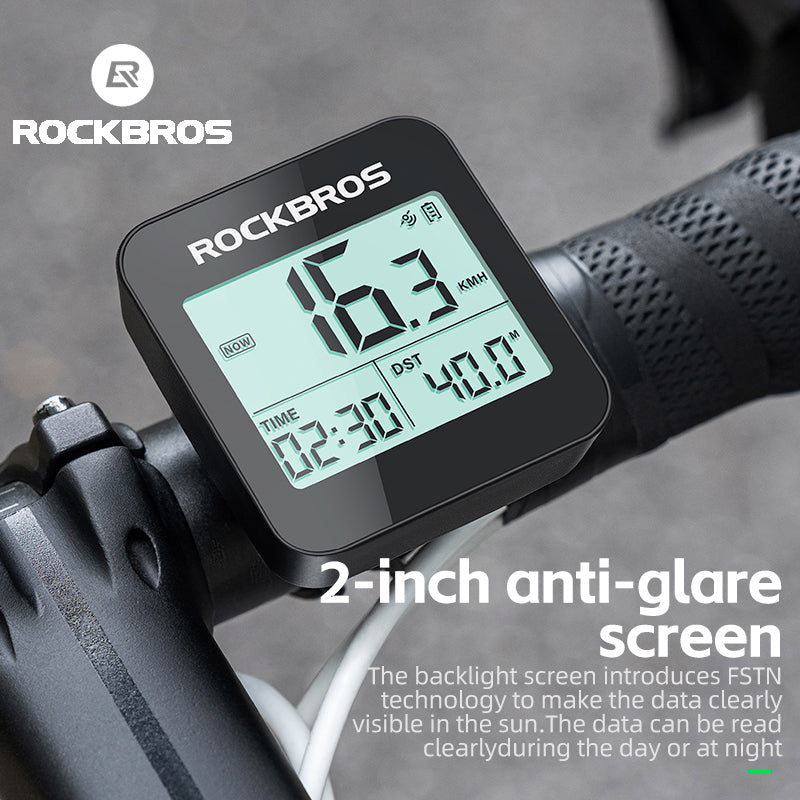 ROCKBROS Smart GPS Speedometer - IPX6 Waterproof Cycling Computer - ROCKBROSUSA