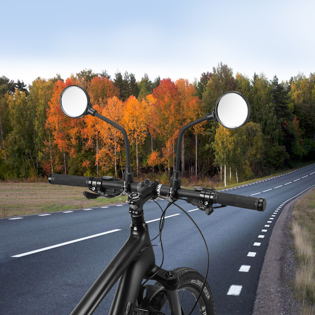 ROCKBROS Bike Mirror Handlebar Mount Safe Rear View Mirror