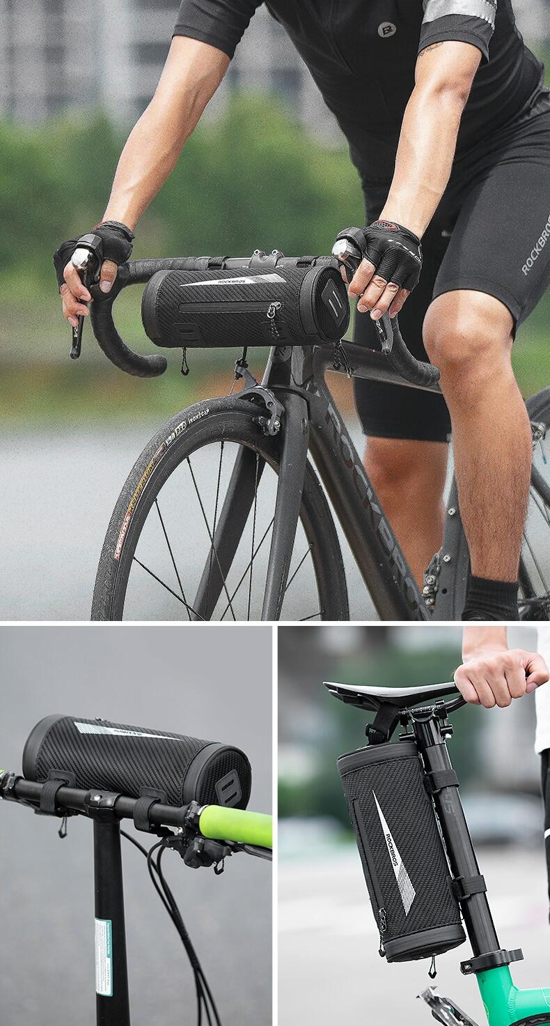 ROCKBROS 2L Waterproof Handlebar Bag - Multi-Purpose, Easy Clean - ROCKBROSUSA