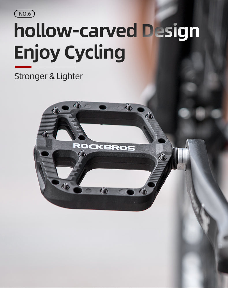 ROCKBROS Extra Large Bike Pedals in Various Colours (Pair)