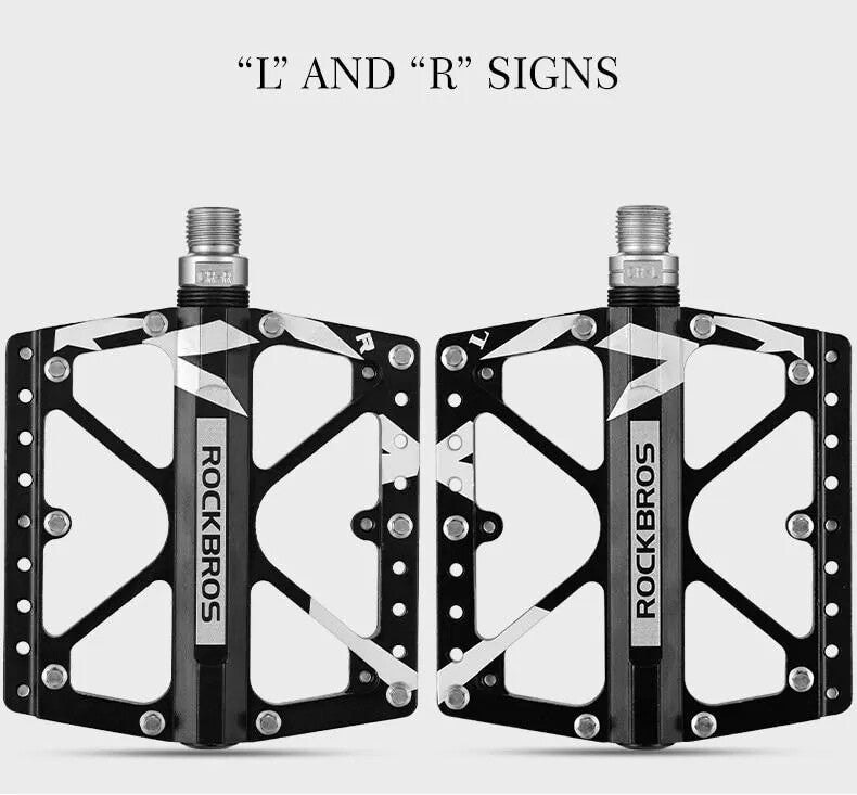 ROCKBROS Large Bike Pedals in Black or Blue