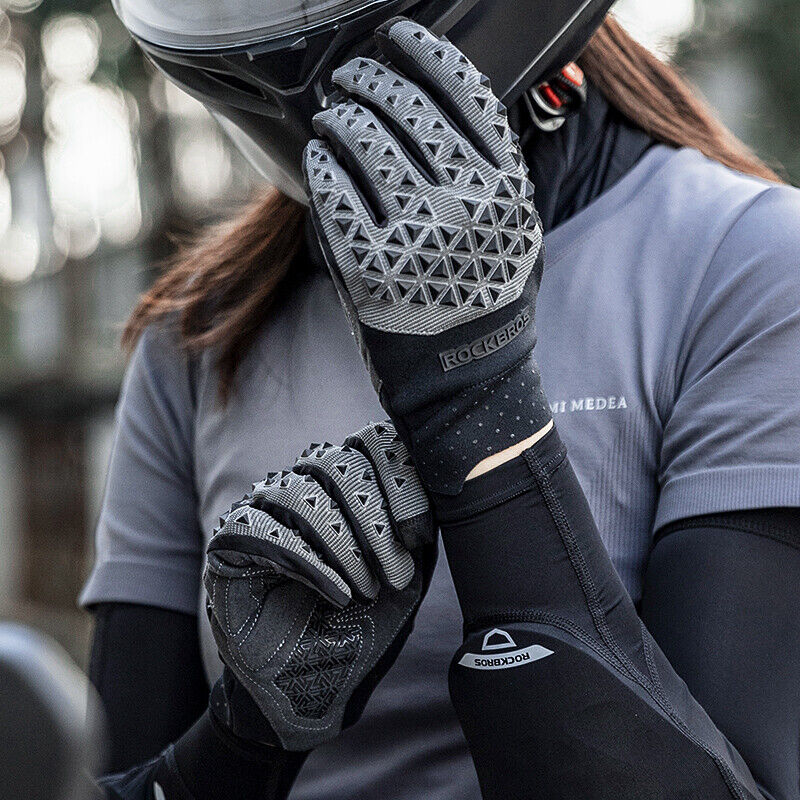 ROCKBROS Cycling Glove SBR Palm Bicycle Long Finger 3D Anti-collision Gloves - ROCKBROSUSA