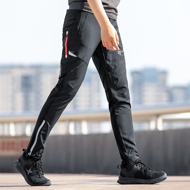 ROCKBROS Mens Cycling Bike Pants Quick-Dry Outdoor Mountain Running Hiking Gear Windproof Trousers - ROCKBROSUSA
