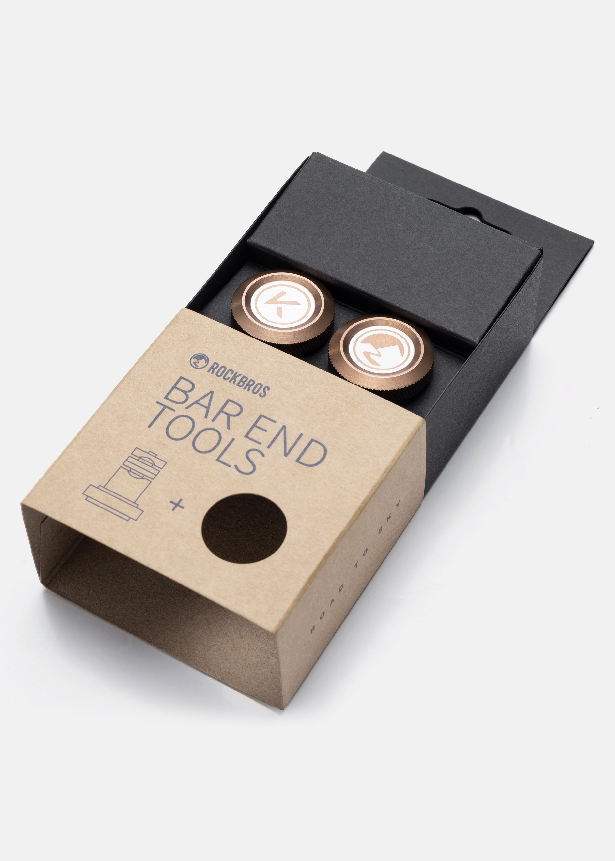 【ROAD TO SKY&VIVK】by ROCKBROS and VIVK Handlebar Shock Absorbing Ends (Pair) - ROCKBROSUSA