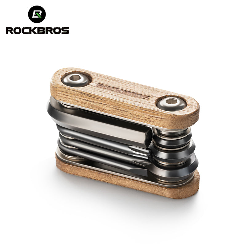 ROCKBROS 8-in-1 Multifunctional Portable Wooden Tool - ROCKBROSUSA