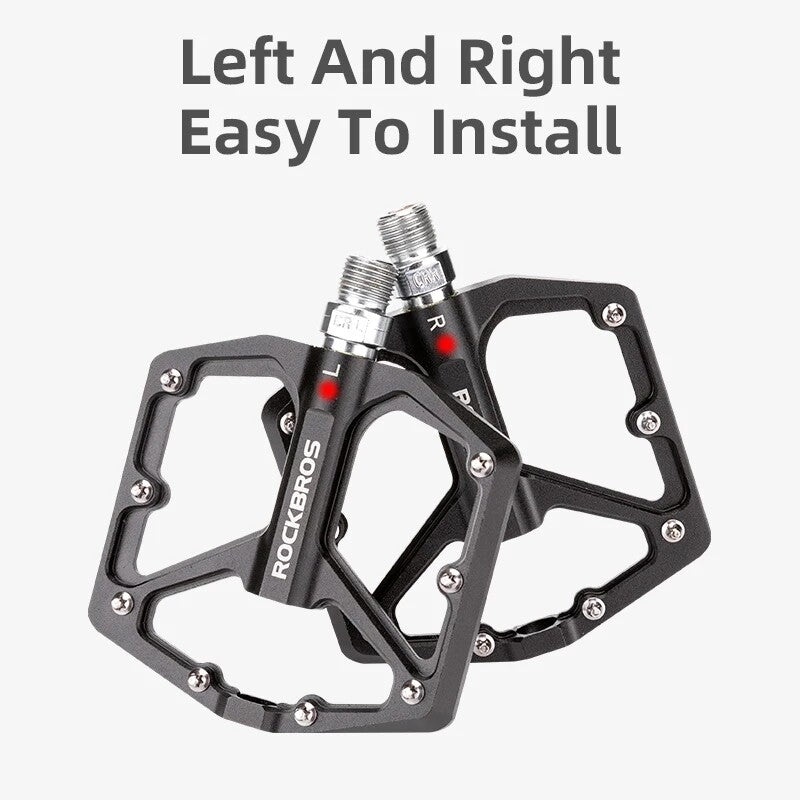 ROCKBROS Ultra Lightweight Flat Bike Pedals in Various Colours (Pair)
