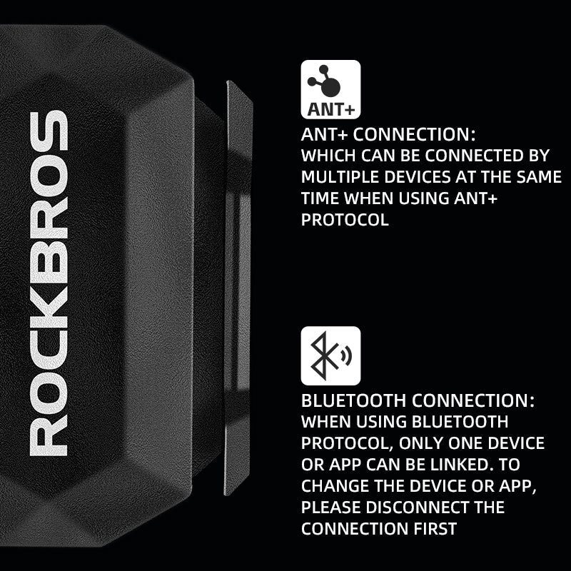 ROCKBROS Wireless Bike Computer - ANT+ Bluetooth, Multi-GPS, Waterproof - ROCKBROSUSA