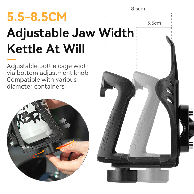 ROCKBROS Motorcycle & Bicycle Water Bottle Cage - Versatile Mount Holder - ROCKBROSUSA