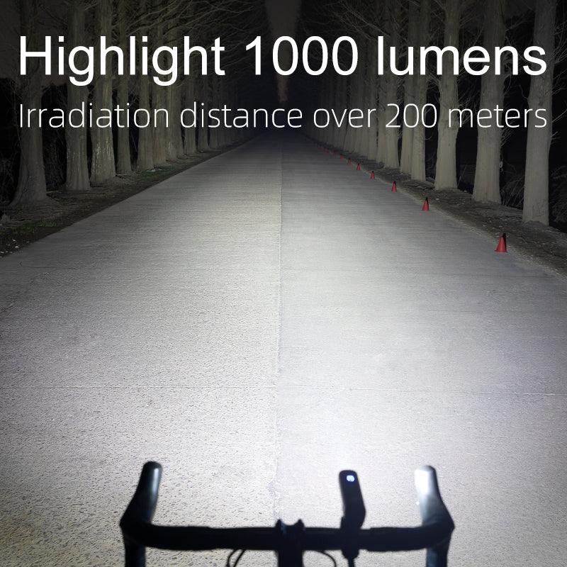 ROCKBROS 1000 Lumen Front Bike Light V9M-1000 - ROCKBROSUSA