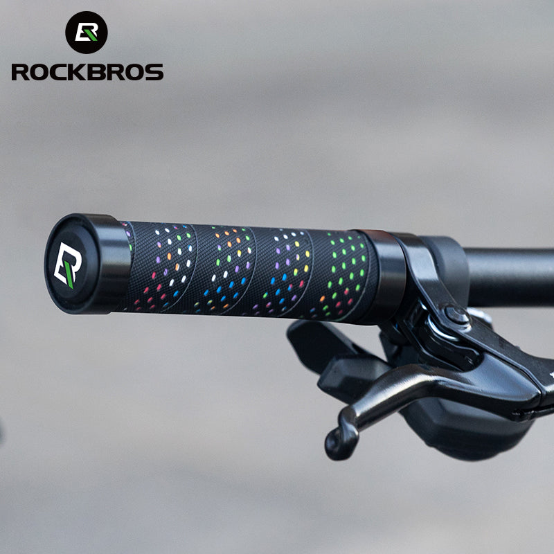 ROCKBROS Mountain Bike Handlebar Grips - Anti-skid, Bilateral Lock, 13cm - ROCKBROSUSA