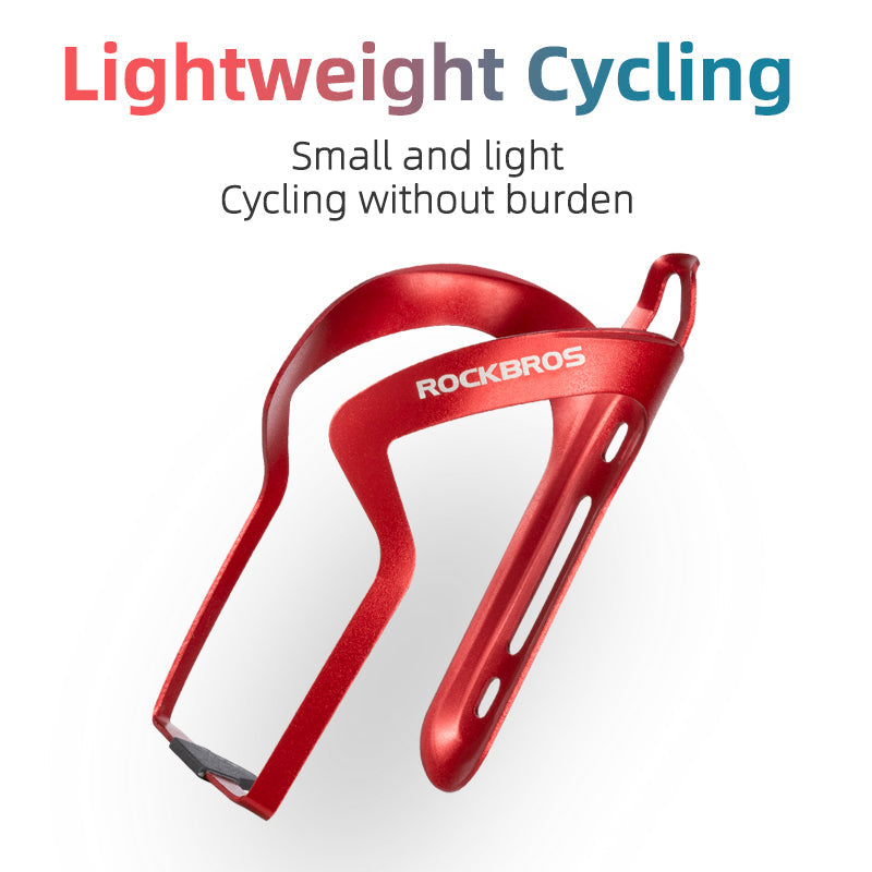 ROCKBROS Cycling Water Bottle Cage Aluminum Alloy Bike Water Bottle Holder Bracket - ROCKBROSUSA