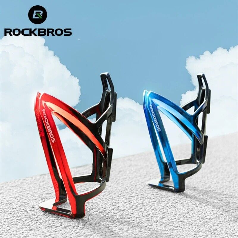 ROCKBROS MTB Bike Bottle Cage Cycling Bicycle Water Bottle Holder Gradient PC - ROCKBROSUSA