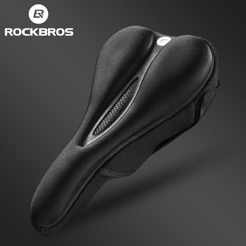 ROCKBROS Bicycle Cushion Cover Bike Seat Cover Breathable Road Mountain Bike Saddle Seat Cushion Silicon Cover - ROCKBROSUSA