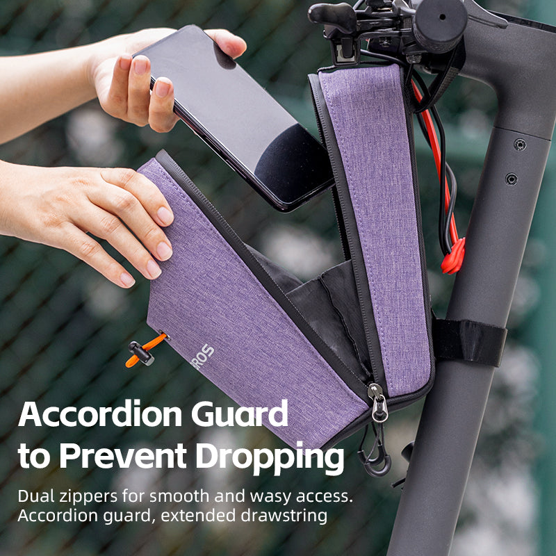 ROCKBROS Bicycle Handlebar Bag 1.5L Water Bottle Bag Folding Bike Front Bag - ROCKBROSUSA