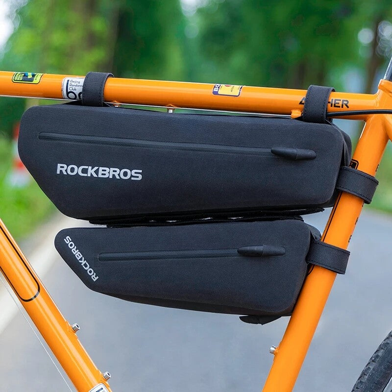 ROCKBROS Bicycle Top Tube Bag Combination Cycling Frame Bags Waterproof 2pcs - ROCKBROSUSA