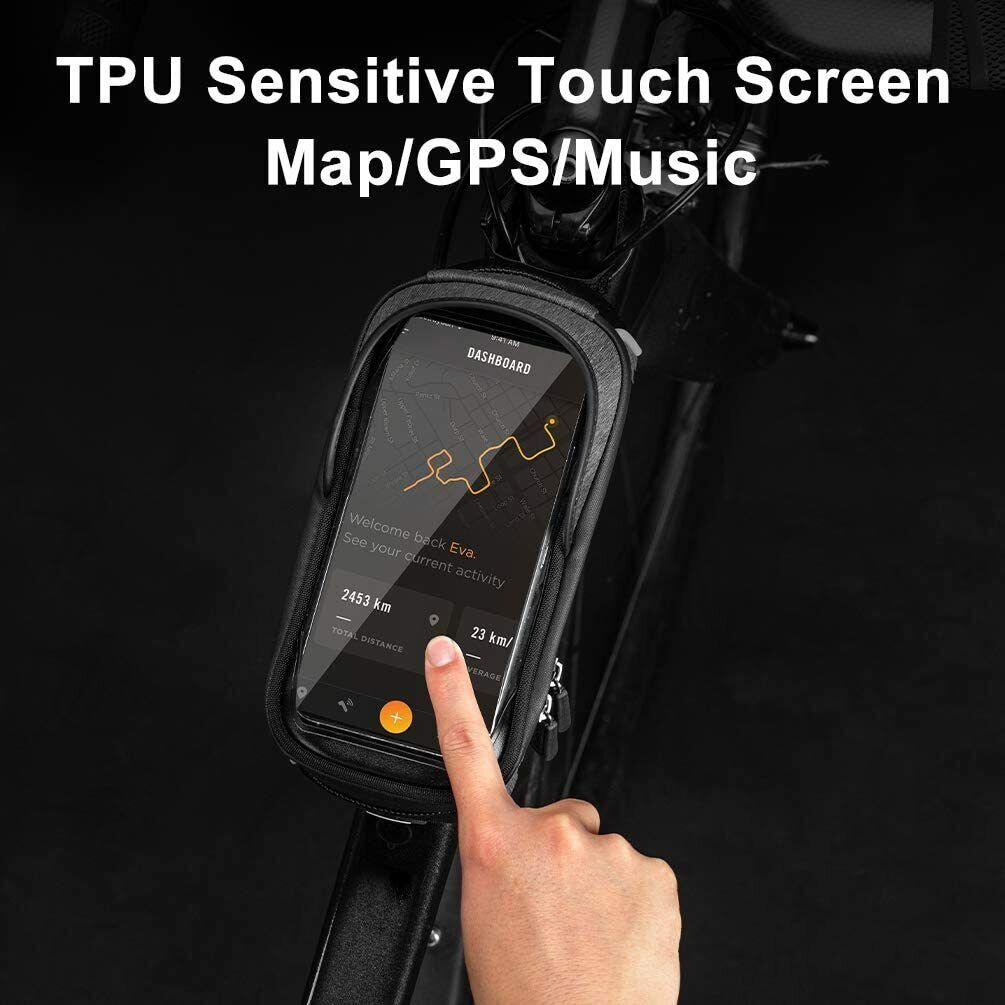 ROCKBROS Mobile Phone Bag Waterproof Touch Screen Fit 6.5in - ROCKBROSUSA