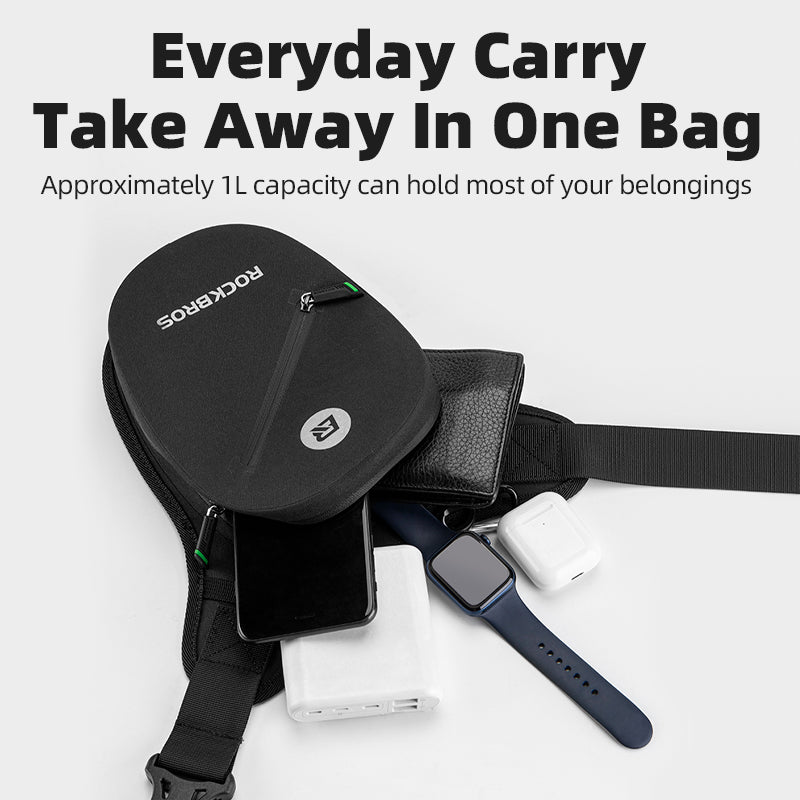 ROCKBROS Bike Cycling Bag Motorcycle Leggings Waist Bag Waterproof shoulder Walking bag crossbody backpack - ROCKBROSUSA